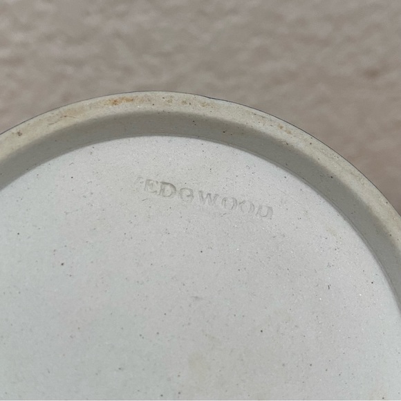 Vintage WEDGWOOD Blue Jasperware Etruscan Scene 4.5” Creamer Milk Jug - Picture 12 of 16